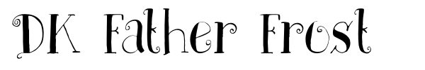 DK Father Frost font preview